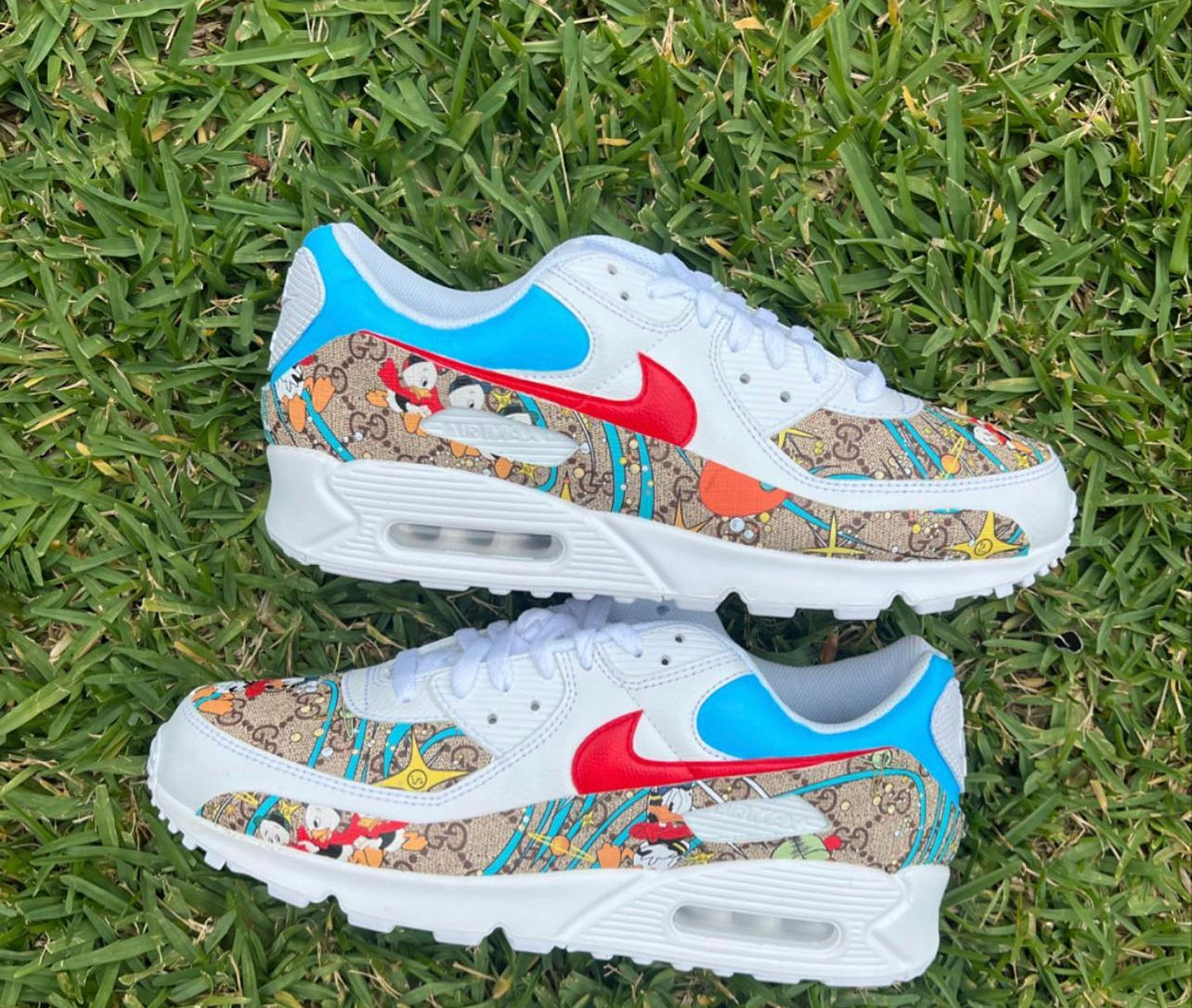 Custom Cartoon & Luxury-Inspired Runner Sneakers –  Custom Nike Air Force 1 Sneakers | KloudCustoms